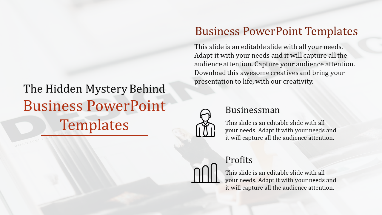 Find the Best Business PowerPoint template and Google slides
